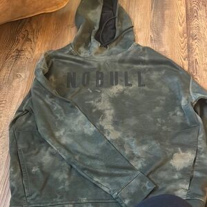 NOBULL Green Tie-Dye Hoodie